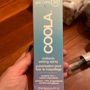 Coola makeup setting spray sunscreen